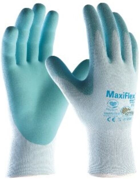 ATG® 2460 Gr. 12 MaxiFlex® Active™ Nylon-Strickhandschuh (34-824) hellblau/hellb