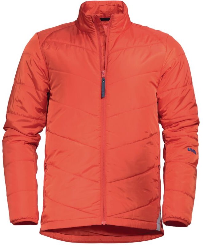 Uvex Suxxeed Herren-Arbeitsjacke - Rote Männer-Steppjacke - Schutz vor Wind & Regen: S