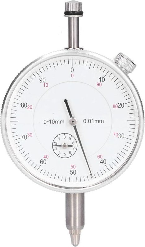 TIKATARER Messuhr, Professionelle 0 bis 10 mm Messuhr aus Aluminiumlegierung, Messuhr aus Legierung, Wen Messwerkzeuge f...