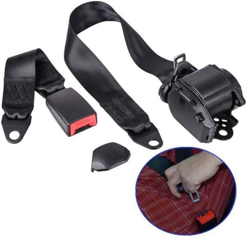 Automatischer, einziehbarer Dreipunkt-Sicherheitsgurt für Pkw-Fahrer, geeignet für Überrollbügel, Busse und Lkw Dreipunk...