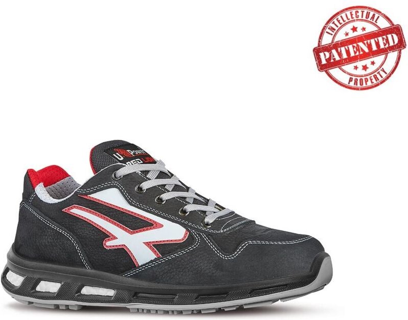 Sicherheitsschuhe niedrig DHARMA ESD S3 CI SRC - Dunkelgrau/Rot 35