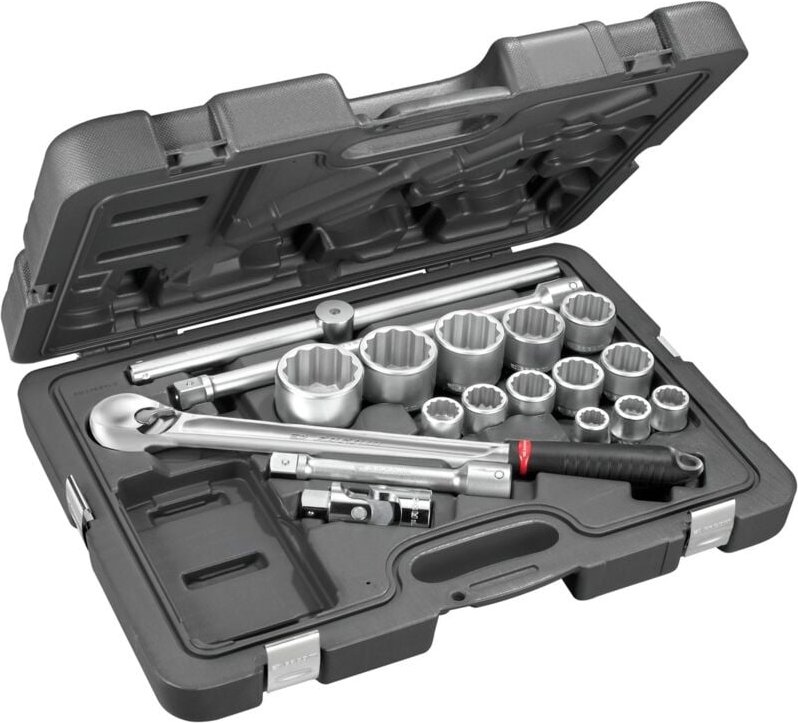 FACOM Steckschlüssel 3/4 12-Kant Set, 18-tlg.