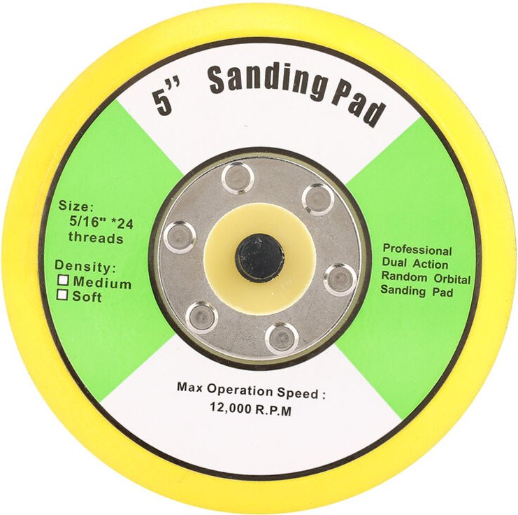 Ej.Life 100 / 125mm Poliertablett Schleifen Polieren von Stützteller mit M8-Gewinde(5 inches)