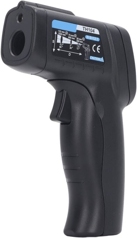 Tragbares Infrarot-Thermometer, hochpräziser digitaler Laser-Temperaturmesser, berührungsloses IR-Laser-Temperaturmessge...