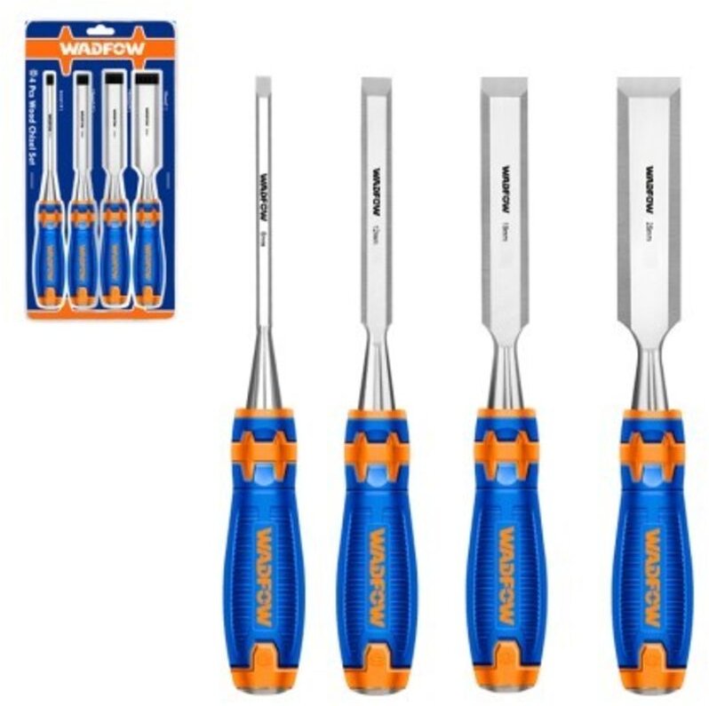 Satz mit 4 WADFOW-Holzmeißeln