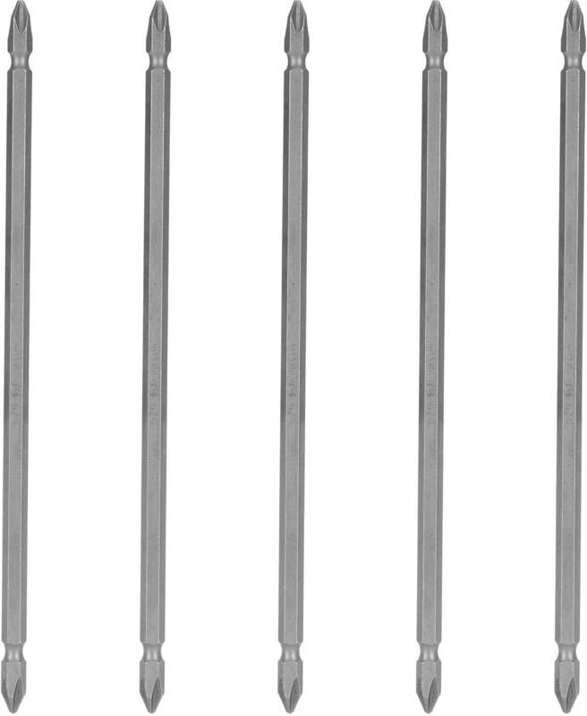 10-teiliges 200 mm S1/4 Doppelkopf-Kreuzbohrer-Magnetschraubendreher-Set mit starken magnetischen Schraubenbefestigungen