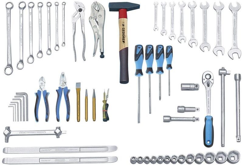 Werkzeugsortiment 57-tlg. mm - Gedore