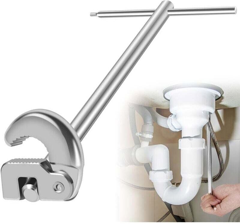 Verstellbarer Mutternschlüssel, 298 mm, verstellbare Maulweite von 9 mm bis 25,4 mm, verstellbarer Mutternschlüssel für ...