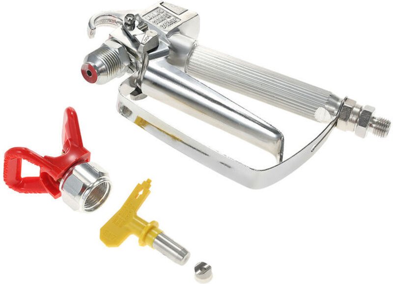 3600 psi Airless-Spritzpistole + rote Basis + gelbe Düse, passend für Graco Wagner Titan-Spritzgerät