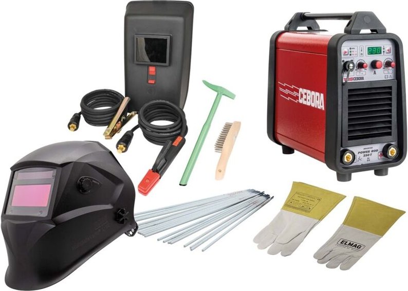 ELMAG CEBORA MMA-Schweißinverter PFC POWER ROD 250/T Cell - SUPER Set, 400 Volt