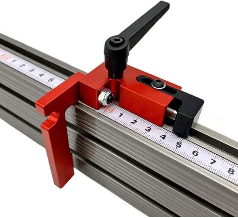 Führungsschienenanschlag Typ 75, Gehrungsschienenanschlag Typ 75, Tischlerbegrenzer, Handwerkzeuge, Rutschenpositioniere...