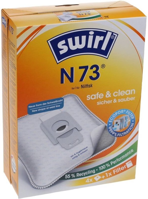 Staubsaugerbeutel N73 Swirl EcoPor zu Nilfisk Swirl