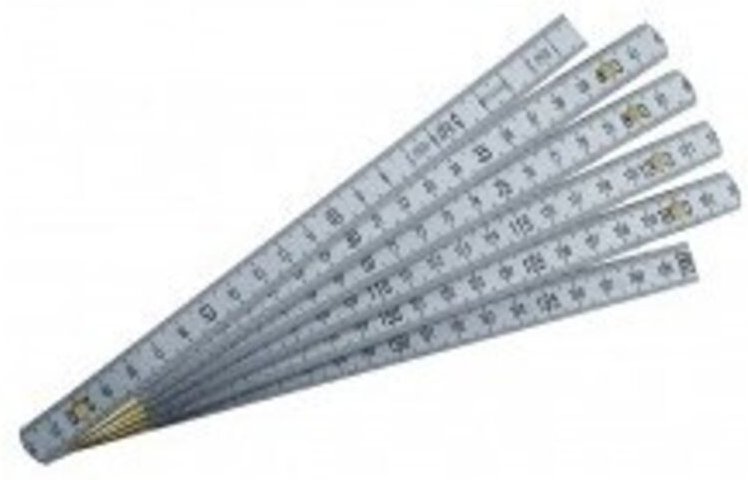 Faltbare Messleine Dural 2 m - Outifrance