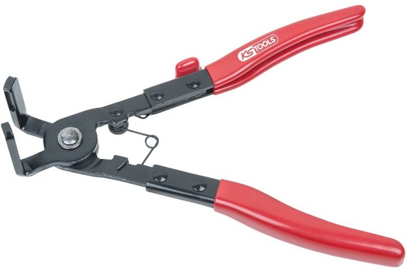 Schlauchklemmenzange, abgewinkelt