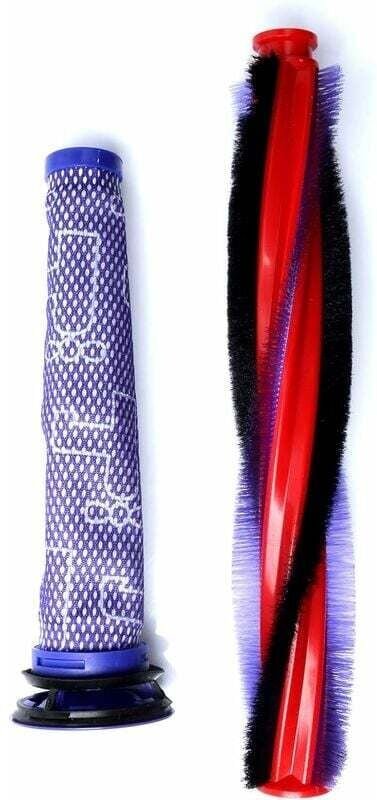 225mm Brosse principale + filtre pour DYSON V6 Animal/Fluffy DC58 DC59 DC61 DC62 Pièces de rechange Accessoires