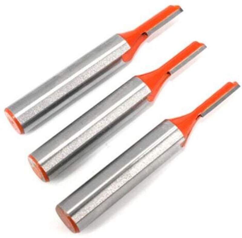 3-teilige 8-mm-Drahtfräse, Defonceuse-Fräse, Wolfram-Vergaserfräse, Wolfram-Fräsmaschine, einfache Holzfräse, 3 mm/4 mm/...