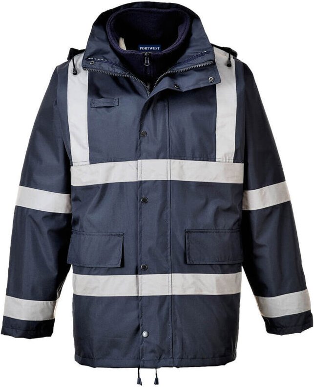 3-in-1 Parka Iona™ Trafic Farbe: Marine Größe M - Portwest