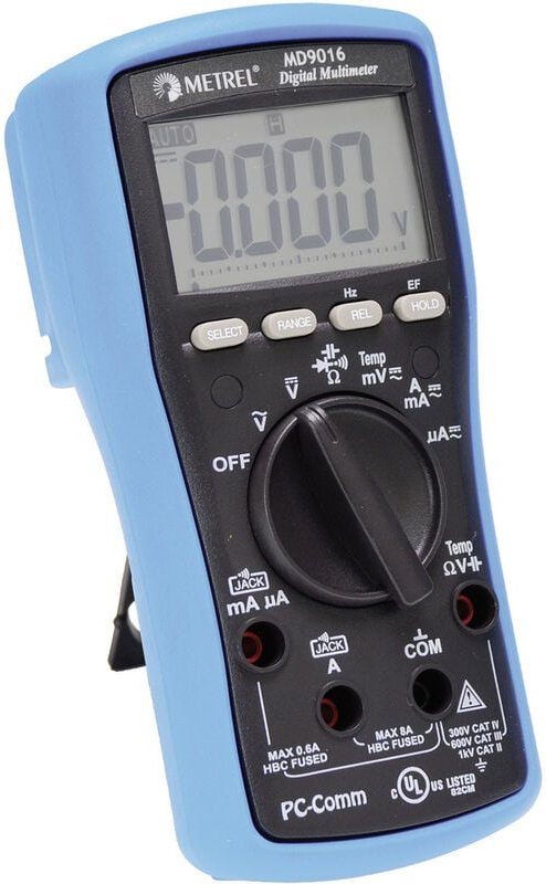 Md 9016 sn Hand-Multimeter digital cat ii 1000 v, cat iii 600 v Anzeige (Counts): 6000 - Metrel