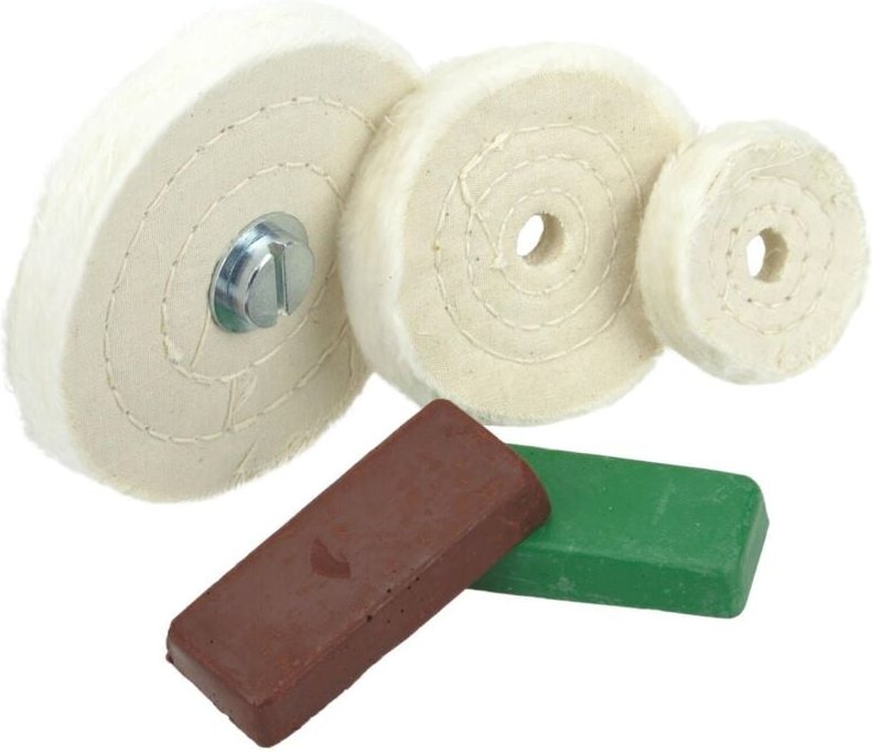 Polierscheiben, 6-tlg. Satz 50, 75, 100 mm