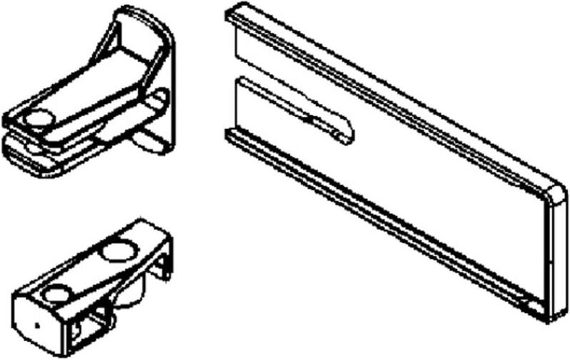 Set für Korpuszwinge kre / krev (3x Schutzkappen / 2x Werkstückauflagen / 1x Endsicherung) - 3101775 - Bessey