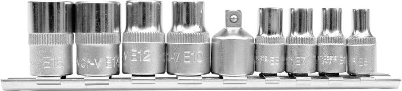 Yato - Torx-Steckschlüssel e5 - e16, 9er-Set / YT-0520 /