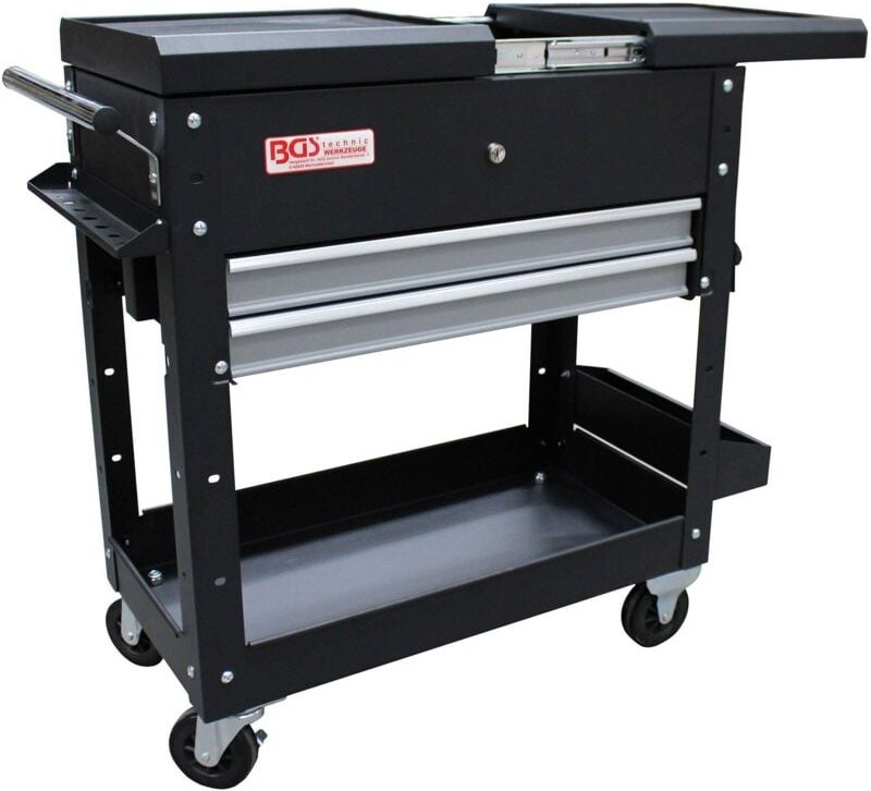 Bgs Technic - Werkstattwagen 2 Schubladen Horizontal-Doppelauszug leer