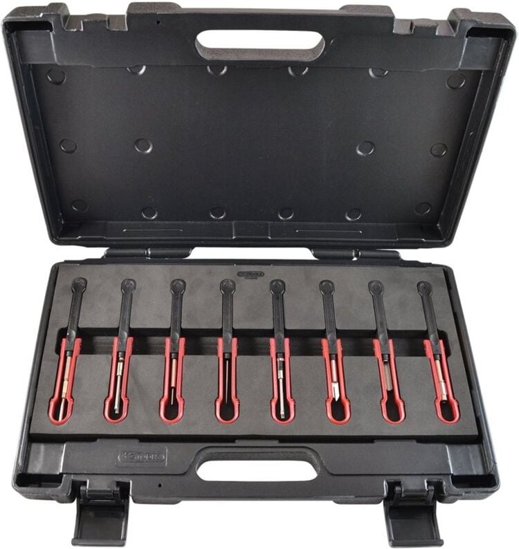 KS-Tools 154.0145 PKW-Entriegelungswerkzeug-Satz f ür die ältere Fahrzeuggeneration, 8-tlg.