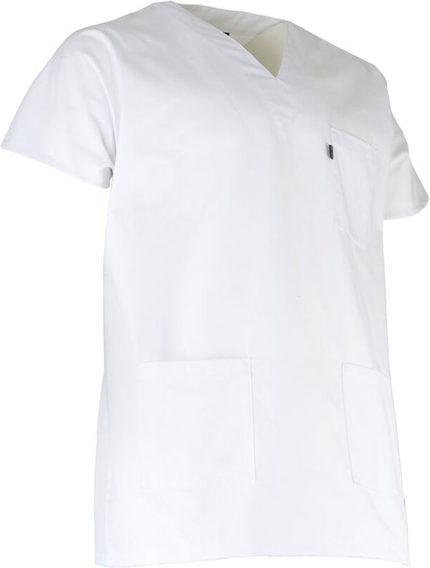 V-Ausschnitt Tunika MC medizin BISTOURI - WEISS S - 2