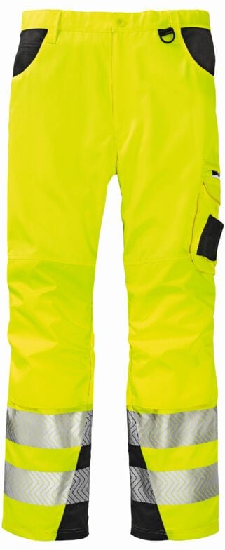 Warnschutz-Bundhose TENNESSEE leuchtgelb/grau Größe 66
