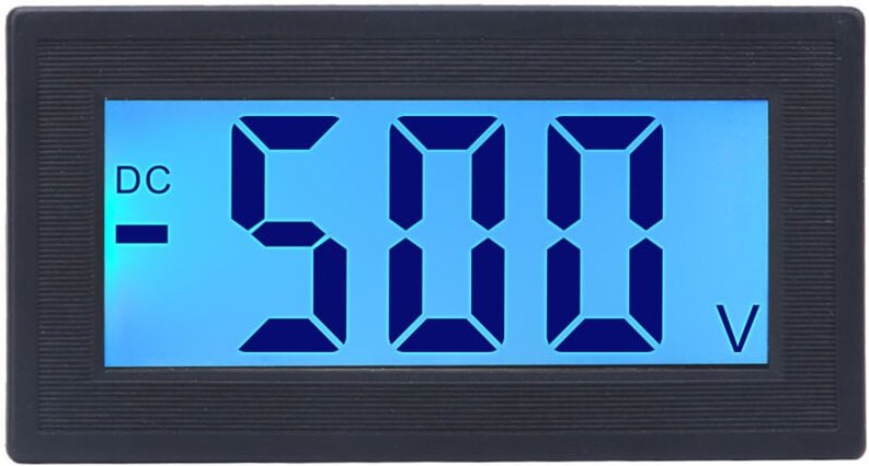 LCD-Voltmeter, digitales Gleichspannungsmessgerät mit Hintergrundbeleuchtung (DC0-200mV) (DC0-2V) (DC 0-10V) (DC0-20V) (...