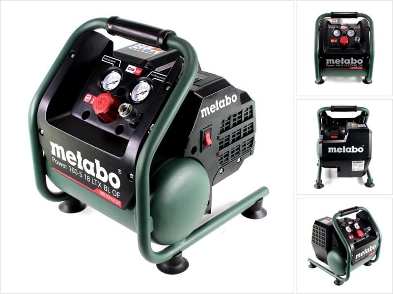 Metabo Power 160-5 18 LTX BL OF Akku Kompressor 18 V 8,0 bar Brushless Solo ( 601521850 ) - ohne Akku, ohne Ladegerät