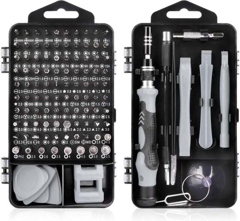 115-in-1 Präzisionsschraubendreher-Set, tragbares magnetisches Präzisionsschraubendreher-Set, Reparaturwerkzeug für