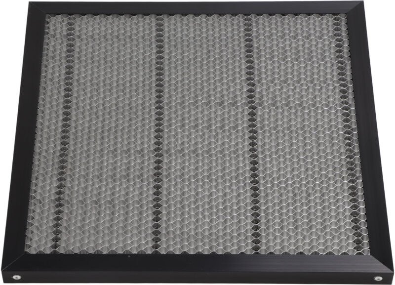 Eosnow Schneidmaschinenplattform Aluminiumlegierbett Arbeitstabelle 400x400mm Netzdesign