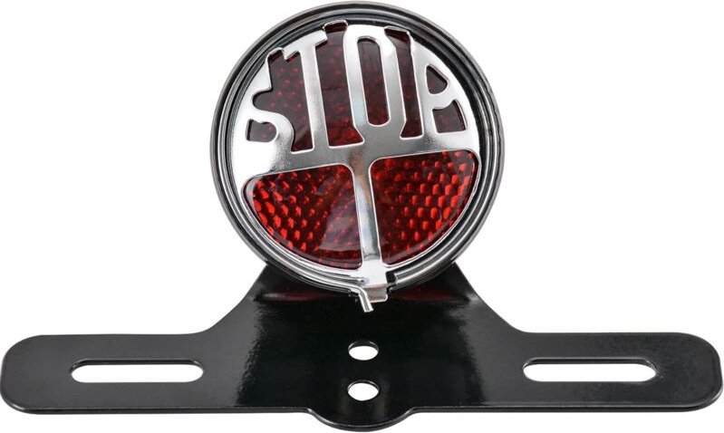 Runde Kennzeichenbremsleuchte - Für Harley Bobber Chopper, Honda, Yamaha, Suzuki, Kawasaki
