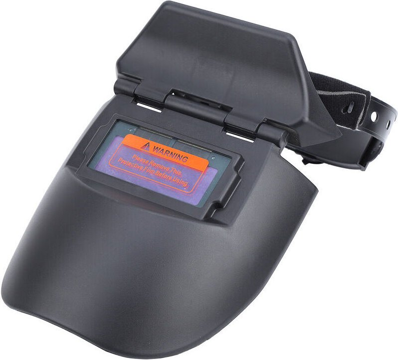 Professionelle, selbstverdunkelnde Schweißmaske, solarbetriebener, kopfmontierter Schweißhelm, schwarze Schweißmaske und...