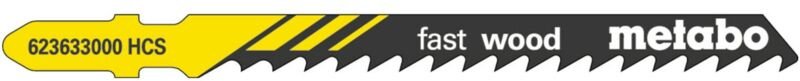 Thumbnail - Metabo - 3 Stichsägeblätter 'fast wood' 74/ 4,0 mm, hcs 100 Stk