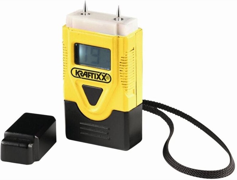 KWB - Bau-Holzfeuchtemessgerät gelb mit Batterien 4 x LR44