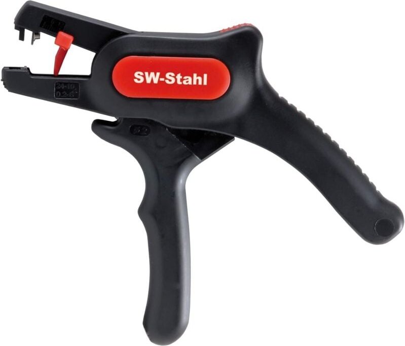 SW-Stahl 42420L Abisolierzange automatisch I selbsteinstellend für 0,2-6 mm² Kabel Abisolierungszange I Kabelschneider b...