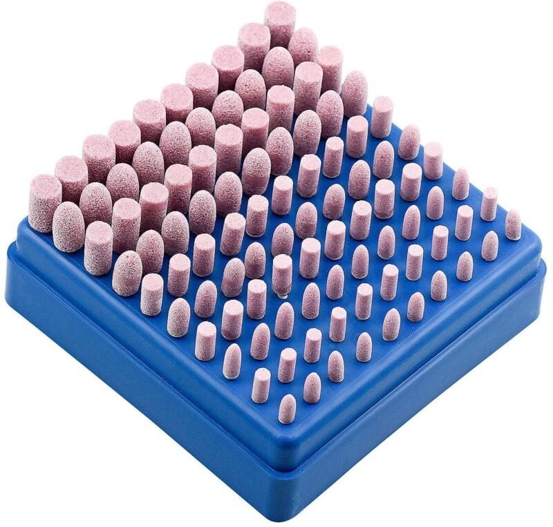 100 Stück Schleifscheiben für Dremel-Rotationswerkzeuge, 3 mm Schaft