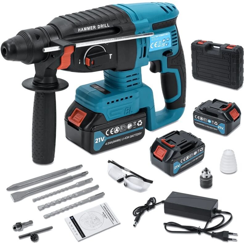 26mm 3-in-1 Bohrhammer bürstenlos mit 3,0Ah Akku