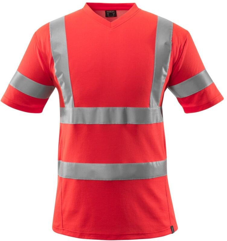 Warnschutz T-Shirt safe classic 18282 Gr. xl warnrot - Mascot