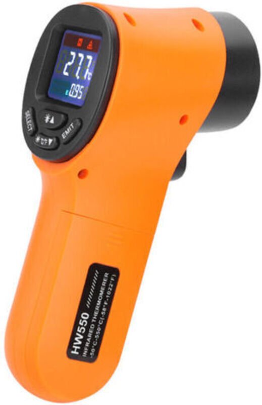 Tragbares kontaktloses Infrarot-Digital-Pyrometer-Thermometer für Aquarium, LCD-Laser-Thermometer für den Außenbereich, ...