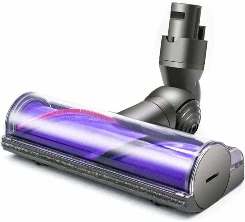 Brosse Compatible avec Aspirateur Dyson V6/DC Accessoire Tête d'aspirateur avec pour Sol Dur et Tapis