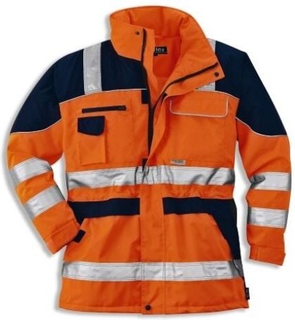 Uvex Construction Protection Flash Herren-Arbeitsjacke - Warnorange Männer-Sicherheitsjacke - Sehr gute Thermoisolierung...