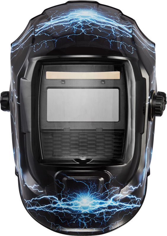 Mophorn Automatischer Schweißhelm mit True-Color-Technologie, Sichtbereich 93x43 mm, solarbetrieben, ausgestattet mit 2 ...