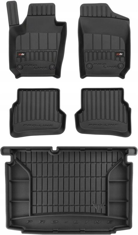 SET 3D Gummimatten VW Polo 5 HB 2009-2017 d