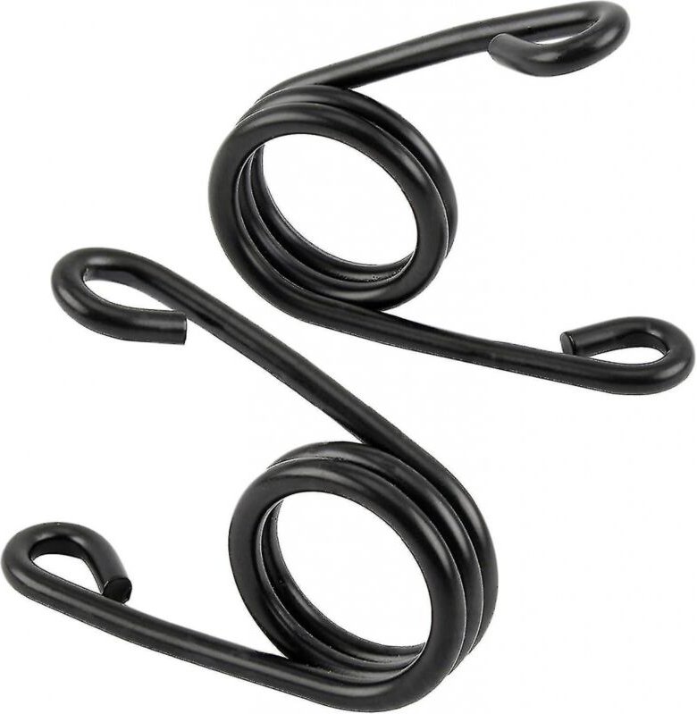 BEBUSINGOTO 2-teilige Motorradsitzfedern, Sitzfedern für Solositze, für Bobber-Motorradsitzzubehör (schwarz)