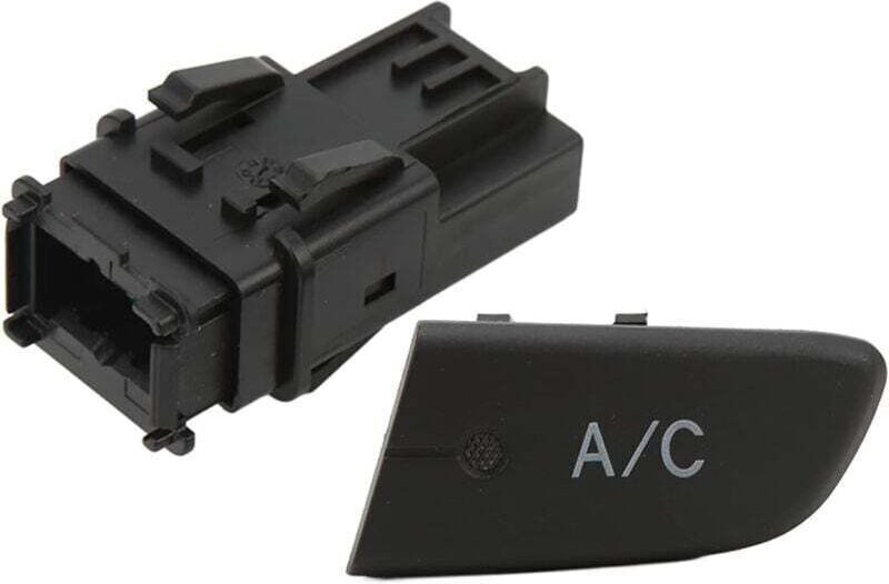 Auto-Klimaanlagen-Bedienknopf mit Kappe, schwarz, 6554KX, passend für C1 107 MK1