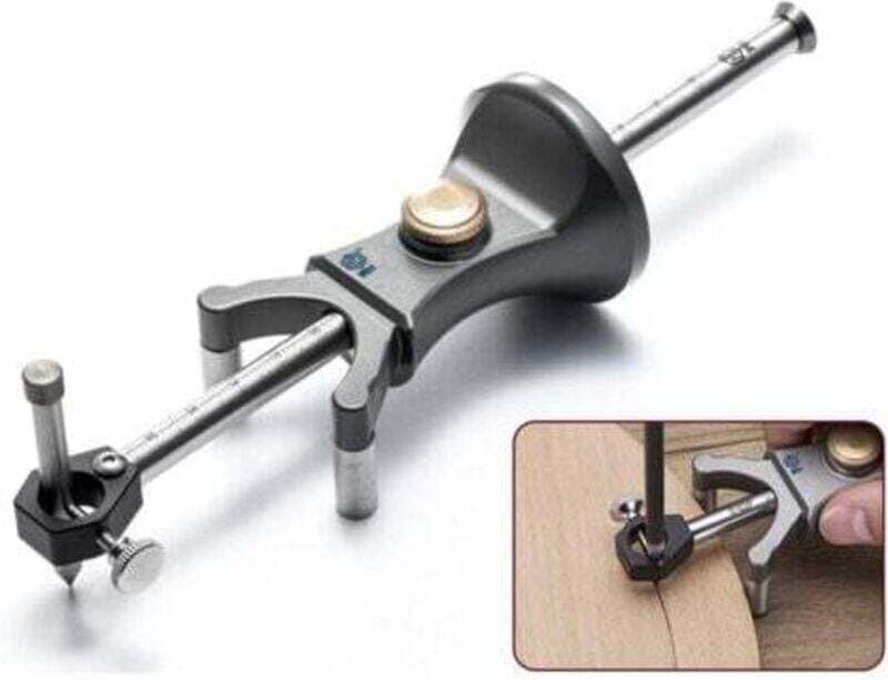 Outil de dessin en bois à double usage, multifonctionnel pour tracer des lignes droites et des courbes.