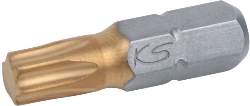 KS Tools 1/4" TIN Bit TX, 25mm, T25